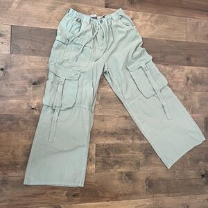 Bershka Sage Cargo Pants